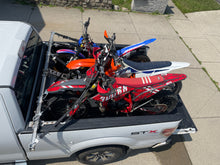 Load image into Gallery viewer, CTNEWMAN ENGINEERING Stainless steel truck bed motorcycle rack