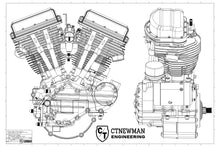 Load image into Gallery viewer, CTNEWMAN ENGINEERING BIG TWIN FRAME JIG (OPTIONAL ENGINE EXPANSION KIT)
