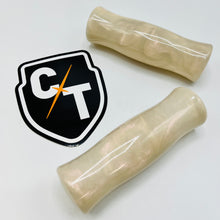 Load image into Gallery viewer, IVORY W/ RED PEARL ACRYLIC CONTOUR GRIP