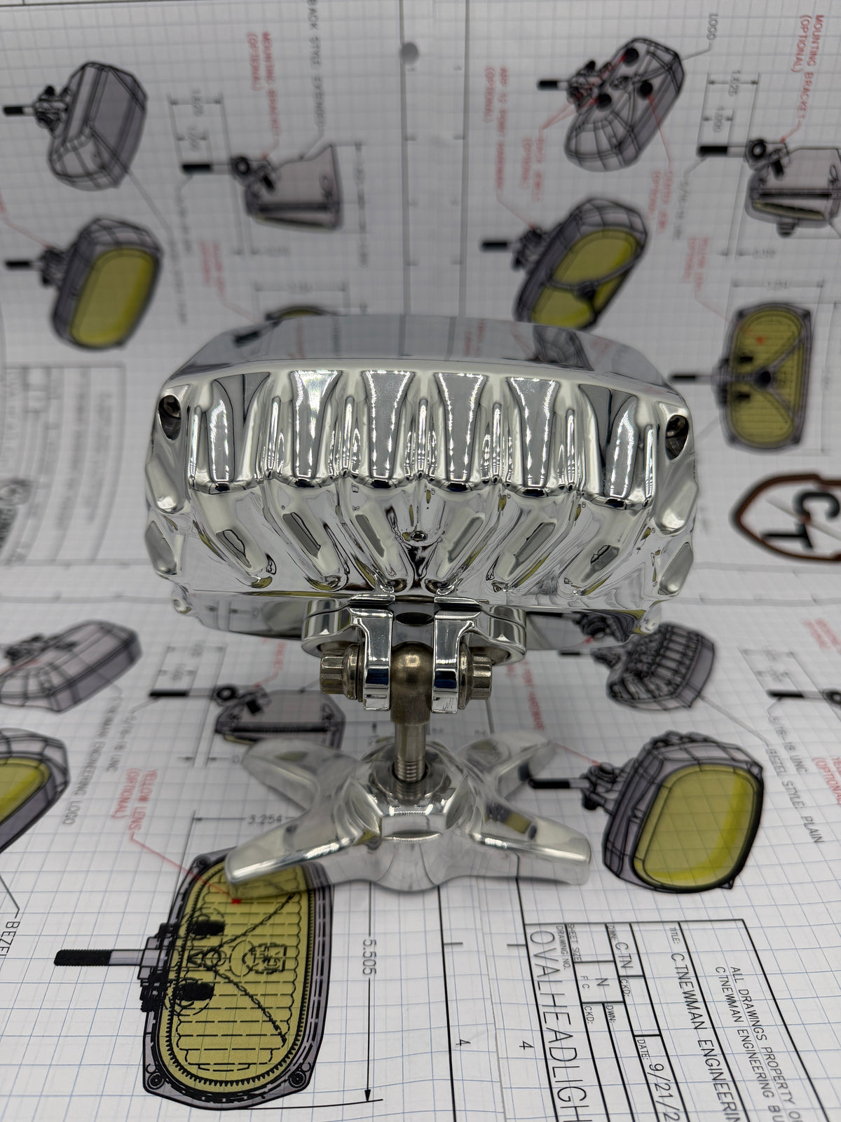 CTNEWMAN ENGINEERING OVAL HEADLIGHT DEMO UNITS