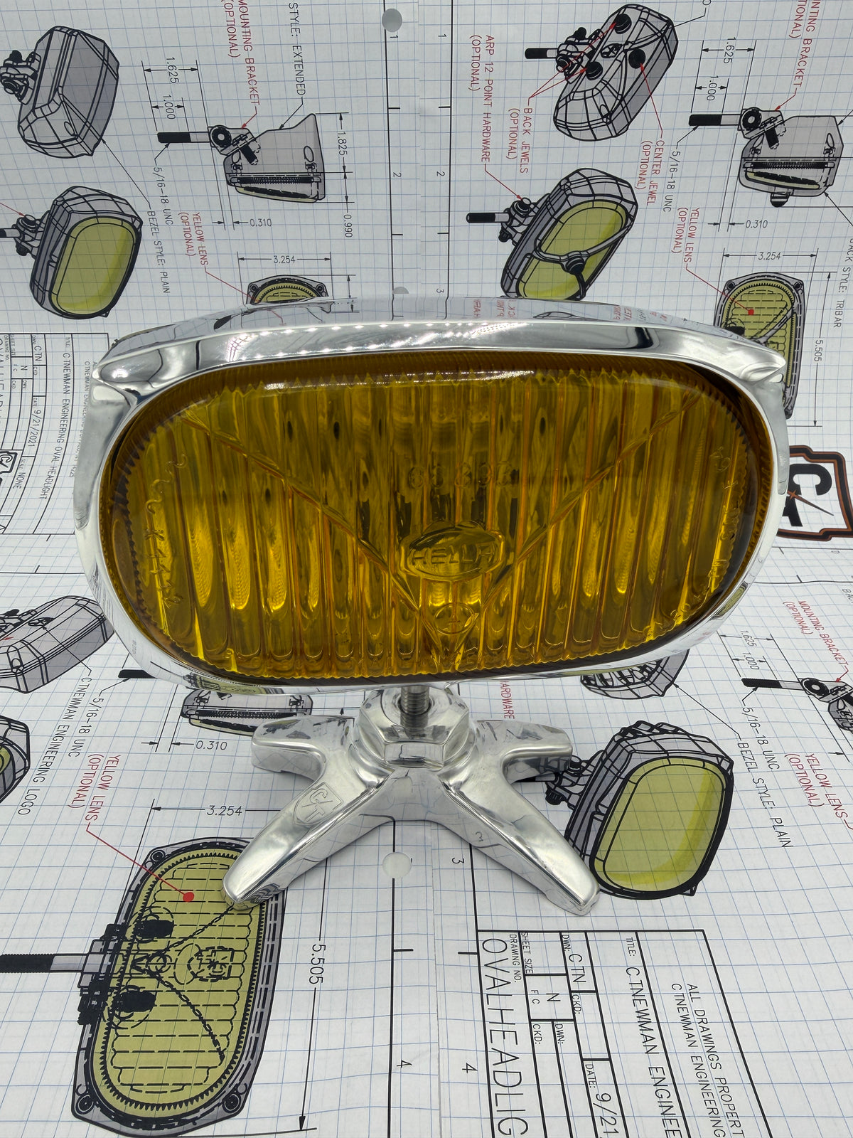 CTNEWMAN ENGINEERING OVAL HEADLIGHT DEMO UNITS
