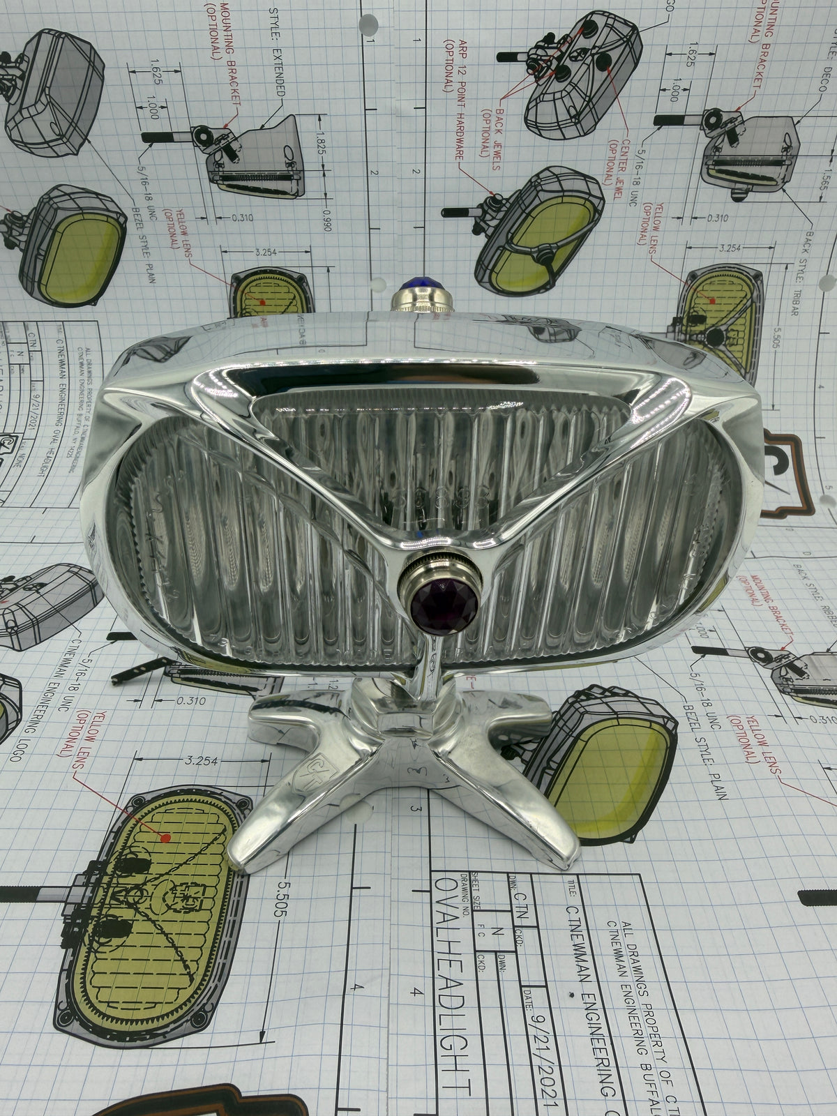 CTNEWMAN ENGINEERING OVAL HEADLIGHT DEMO UNITS