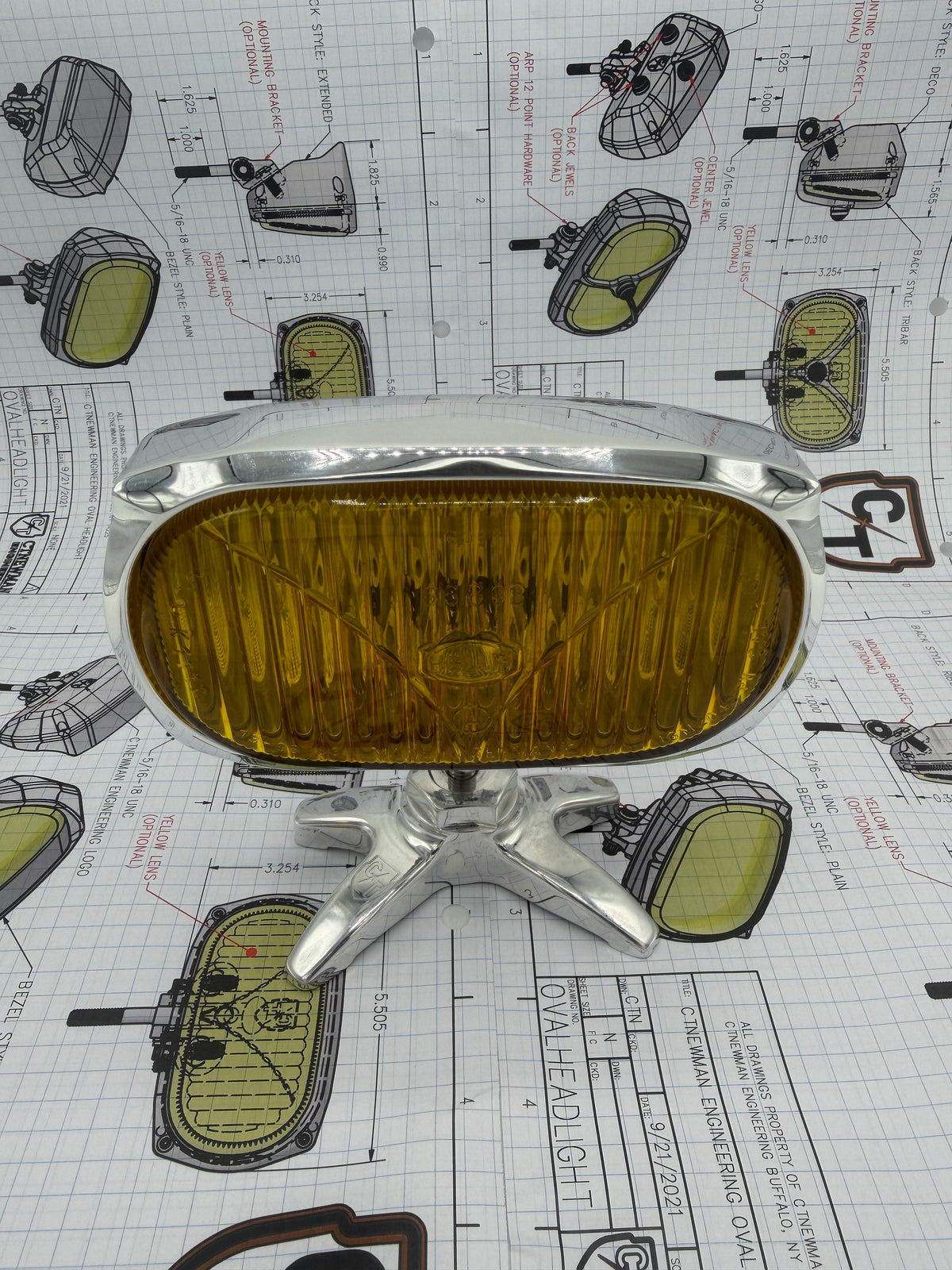 CTNEWMAN ENGINEERING OVAL HEADLIGHT DEMO UNITS