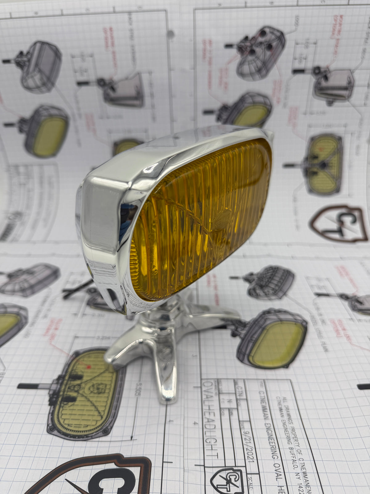 CTNEWMAN ENGINEERING OVAL HEADLIGHT DEMO UNITS