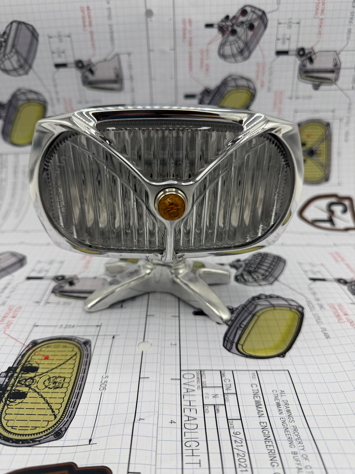 CTNEWMAN ENGINEERING OVAL HEADLIGHT DEMO UNITS