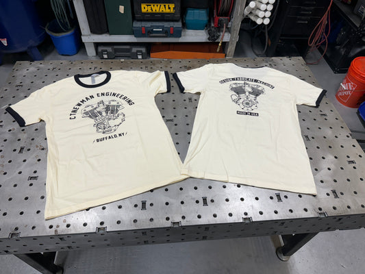 CTNEWMAN ENGINEERING RINGER TEE