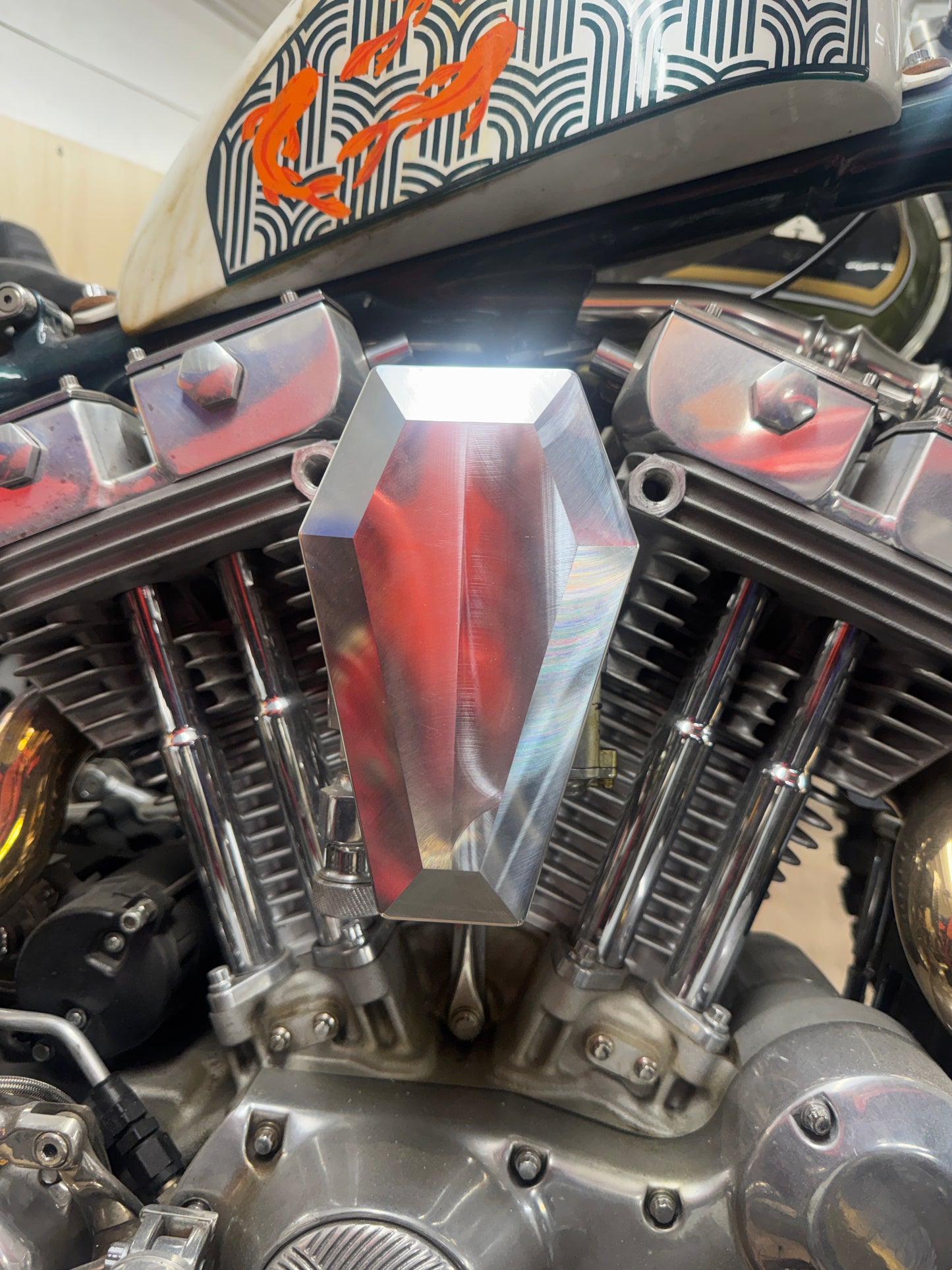 CTNEWMAN / EL LOBO CYCLES COFFIN AIR CLEANER