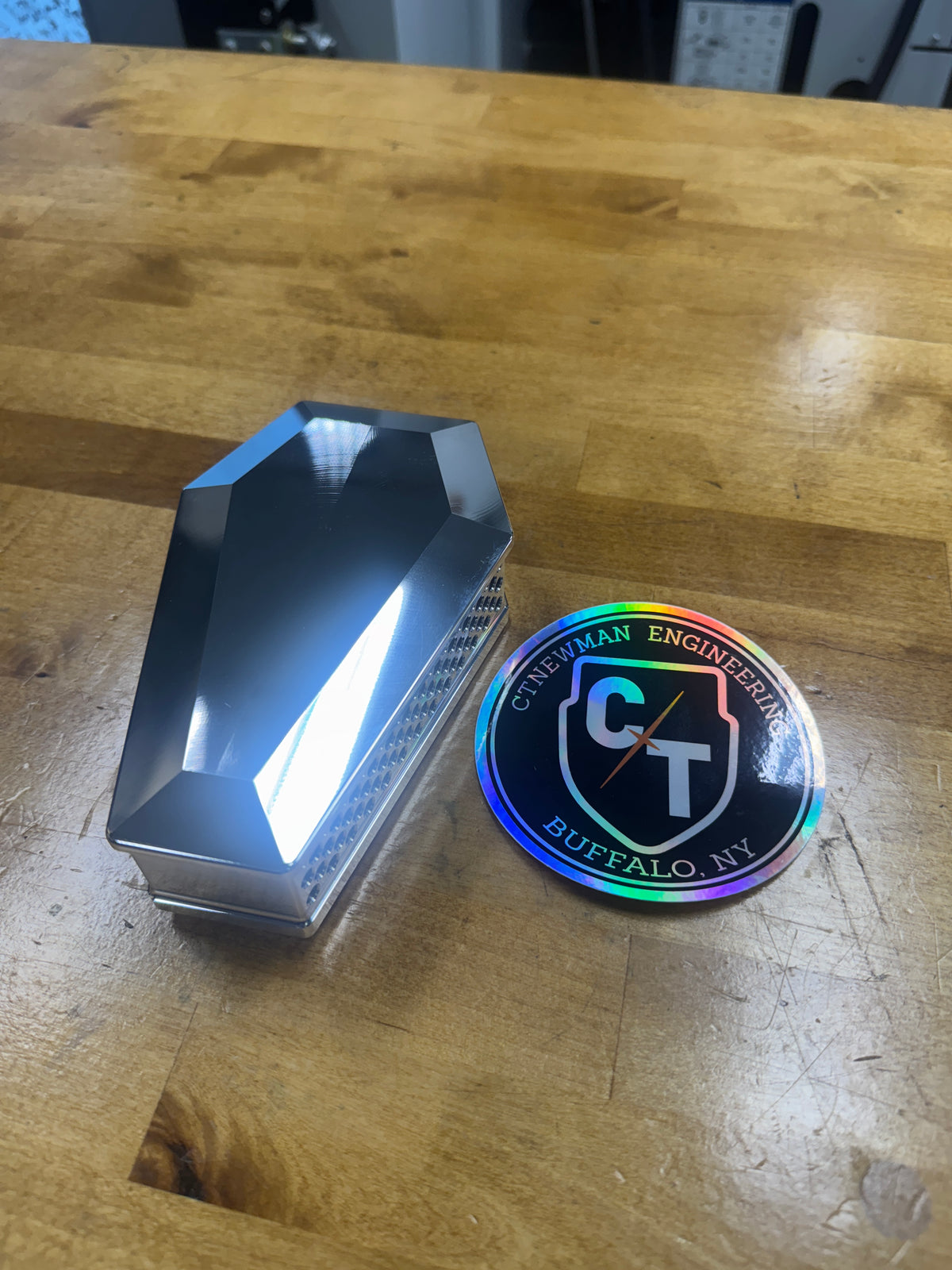 CTNEWMAN / EL LOBO CYCLES COFFIN AIR CLEANER