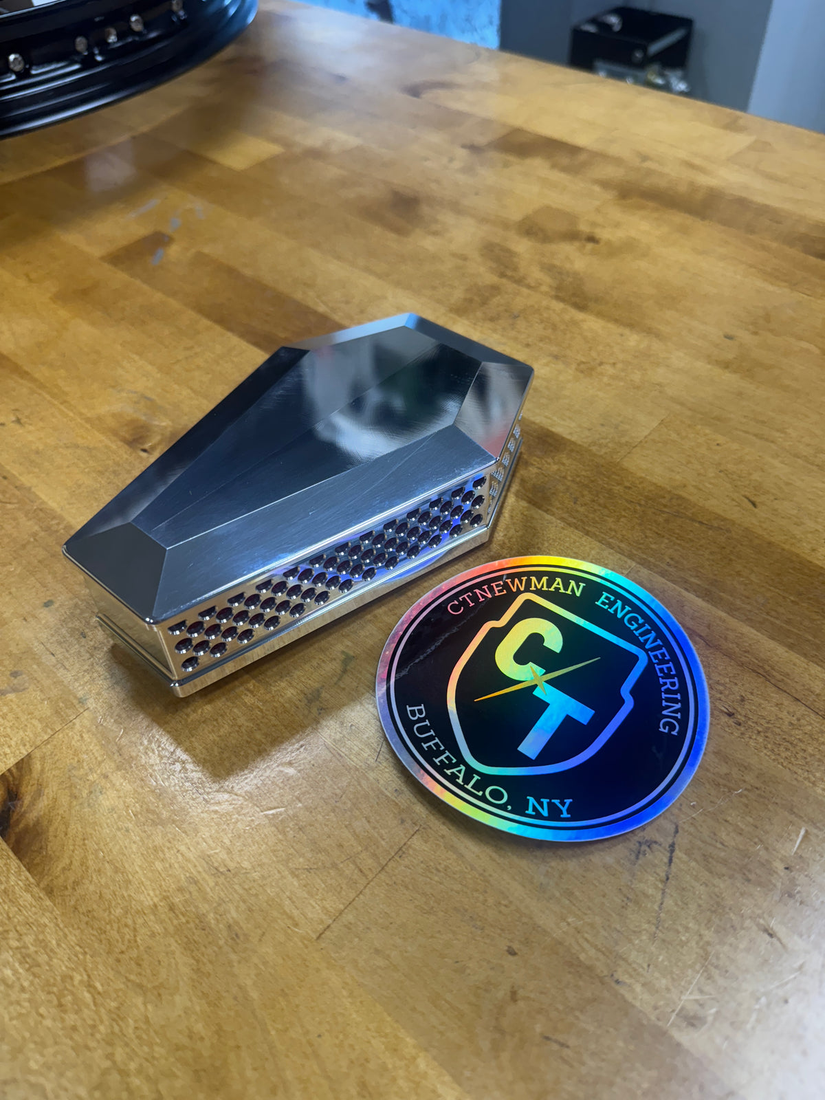 CTNEWMAN / EL LOBO CYCLES COFFIN AIR CLEANER