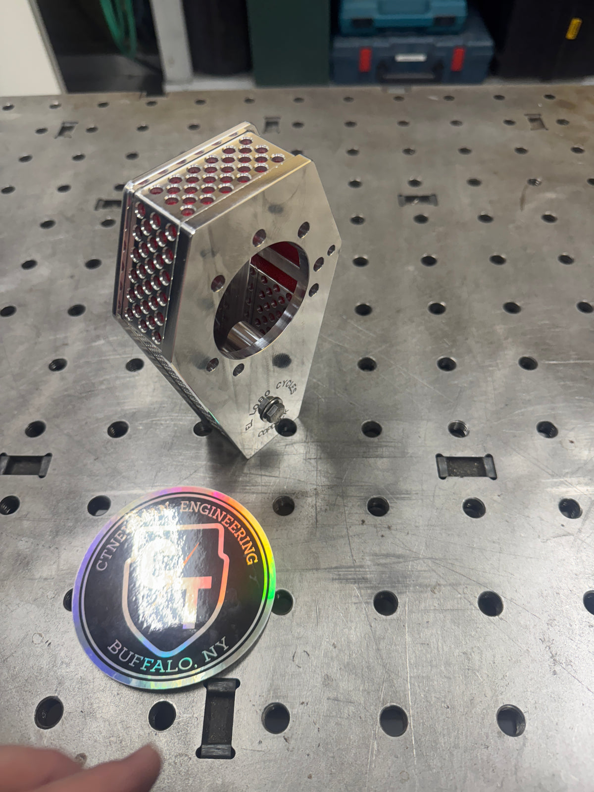 CTNEWMAN / EL LOBO CYCLES COFFIN AIR CLEANER