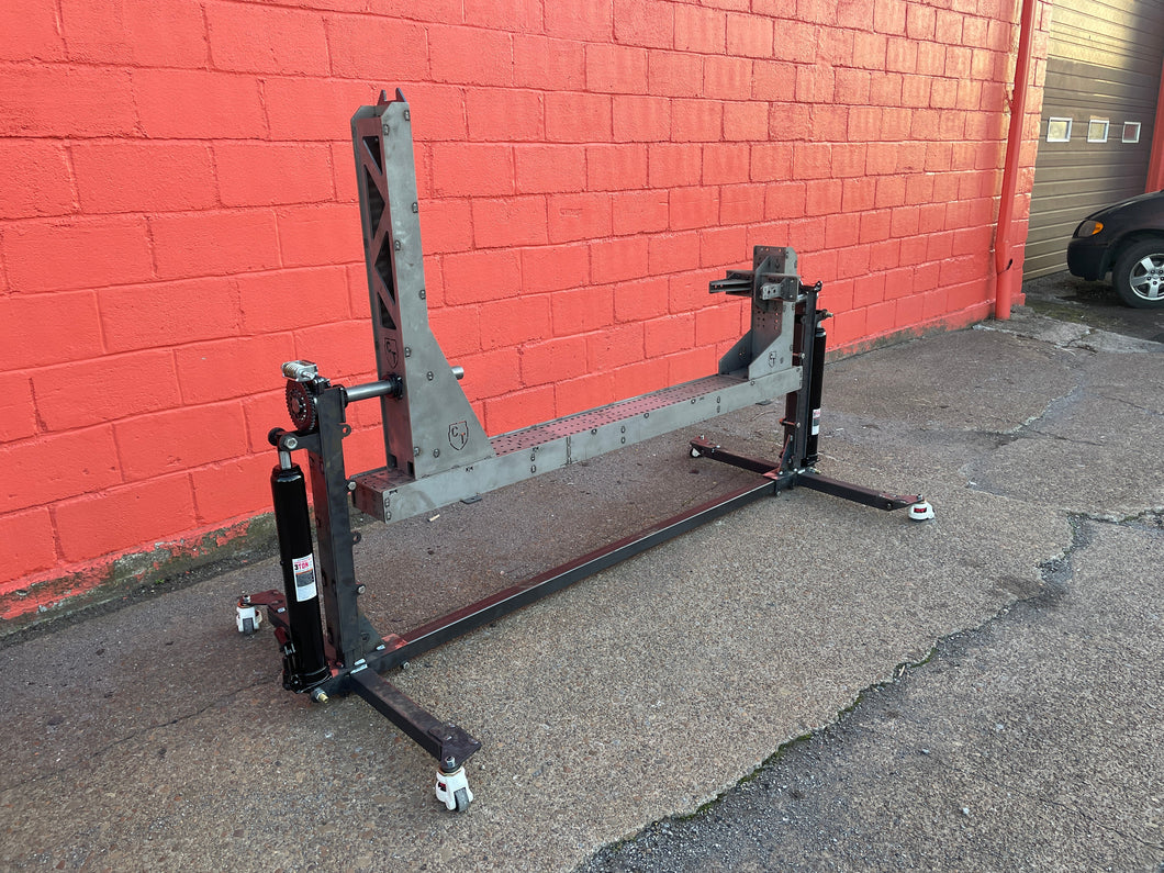 CTNEWMAN ENGINEERING FRAME JIG ROTISSERIE: SHIPPING INCLUDED