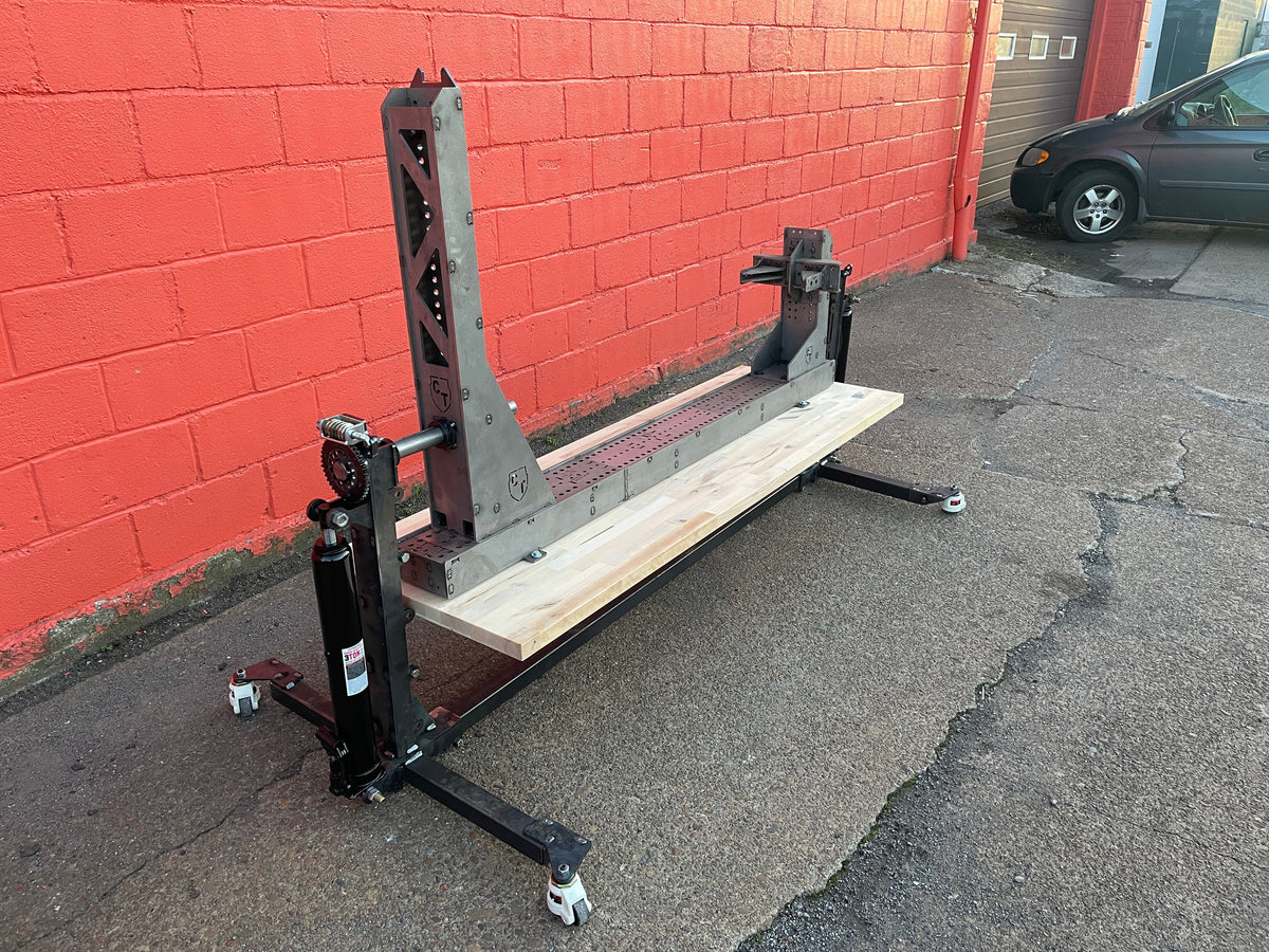 CTNEWMAN ENGINEERING FRAME JIG ROTISSERIE