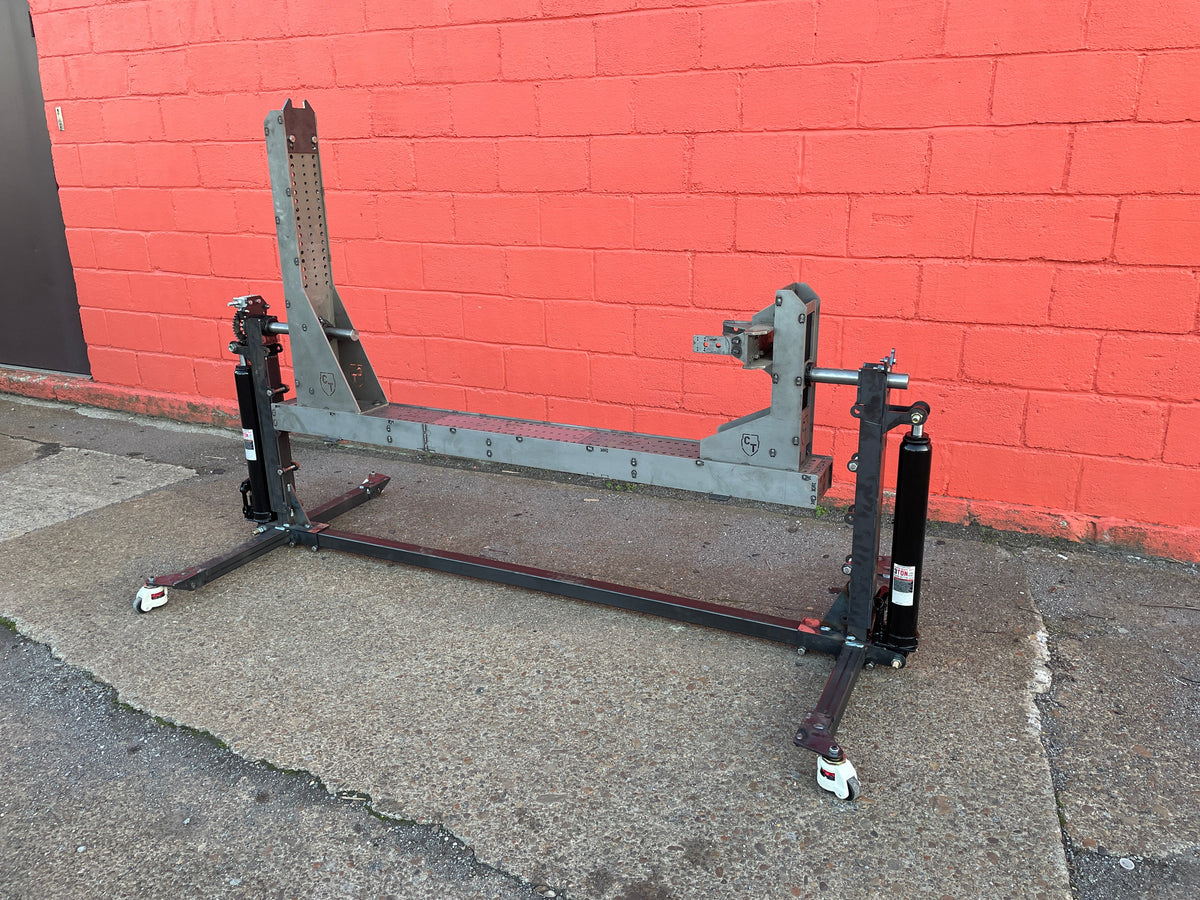 CTNEWMAN ENGINEERING FRAME JIG ROTISSERIE