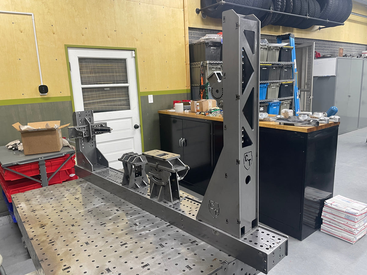 CTNEWMAN ENGINEERING BIG TWIN FRAME JIG (OPTIONAL ENGINE EXPANSION KIT)