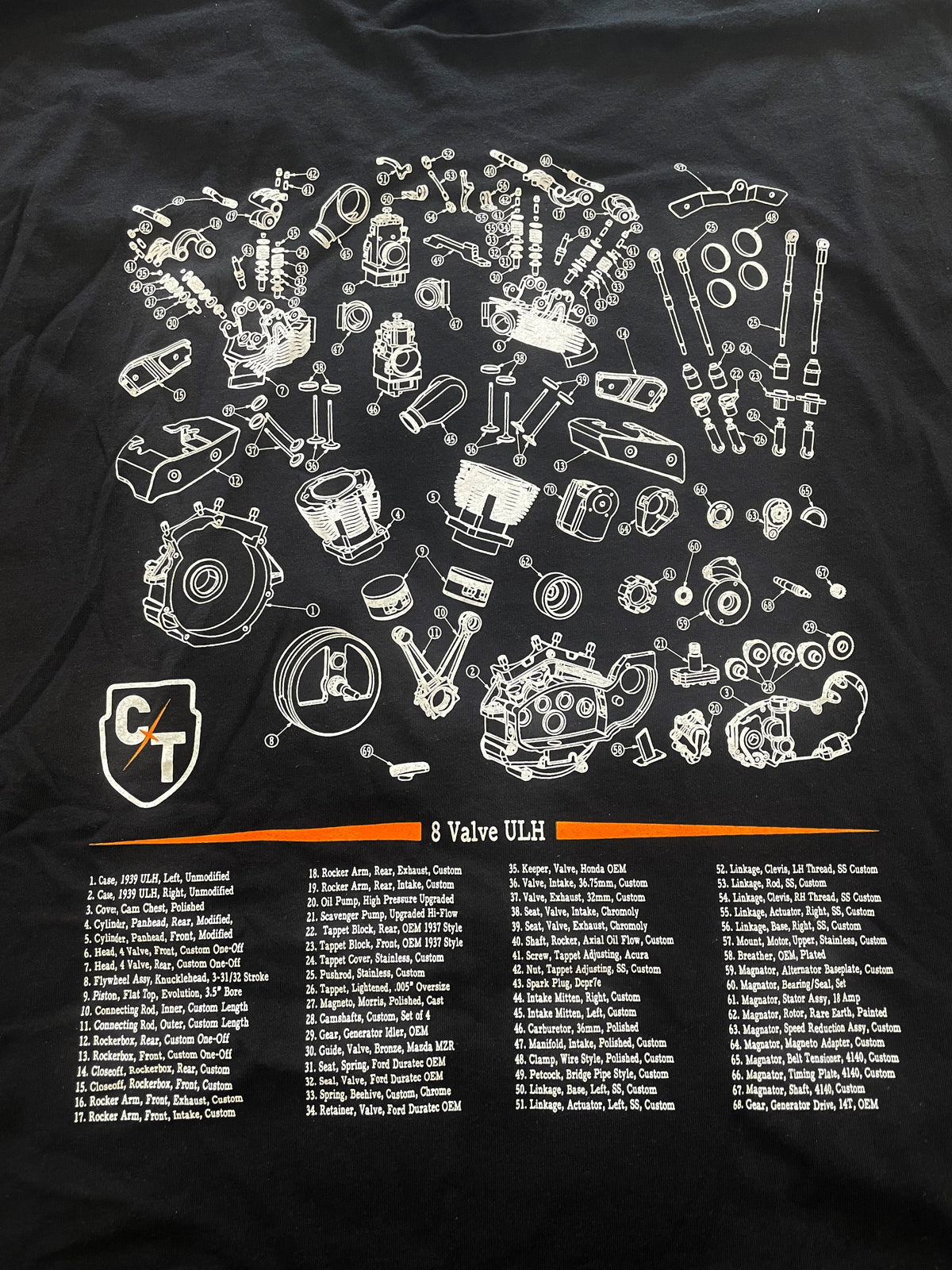 8 Valve ULH t-shirt
