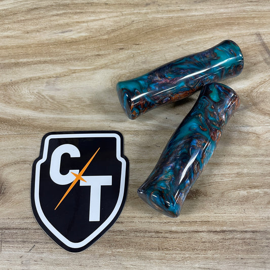 TURQUOISE SUNSET ACRYLIC CONTOUR GRIP