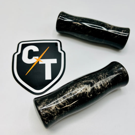 BLACK MARBLE ACRYLIC CONTOUR GRIP