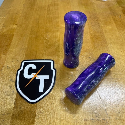 PLUM CRAZY PURPLE ACRYLIC CONTOUR GRIP