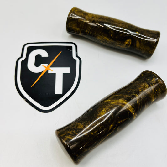 GOLD VINTAGE ACRYLIC CONTOUR GRIP